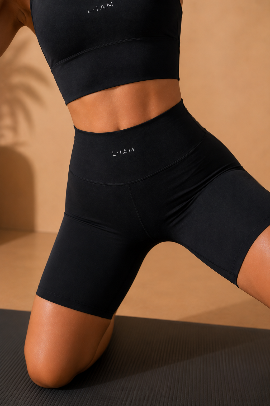Ensemble Sport brassiere de maintient et short Femme Sans Manches L•IAM