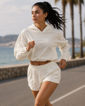 Ensemble Hoodie & Short – Ivory