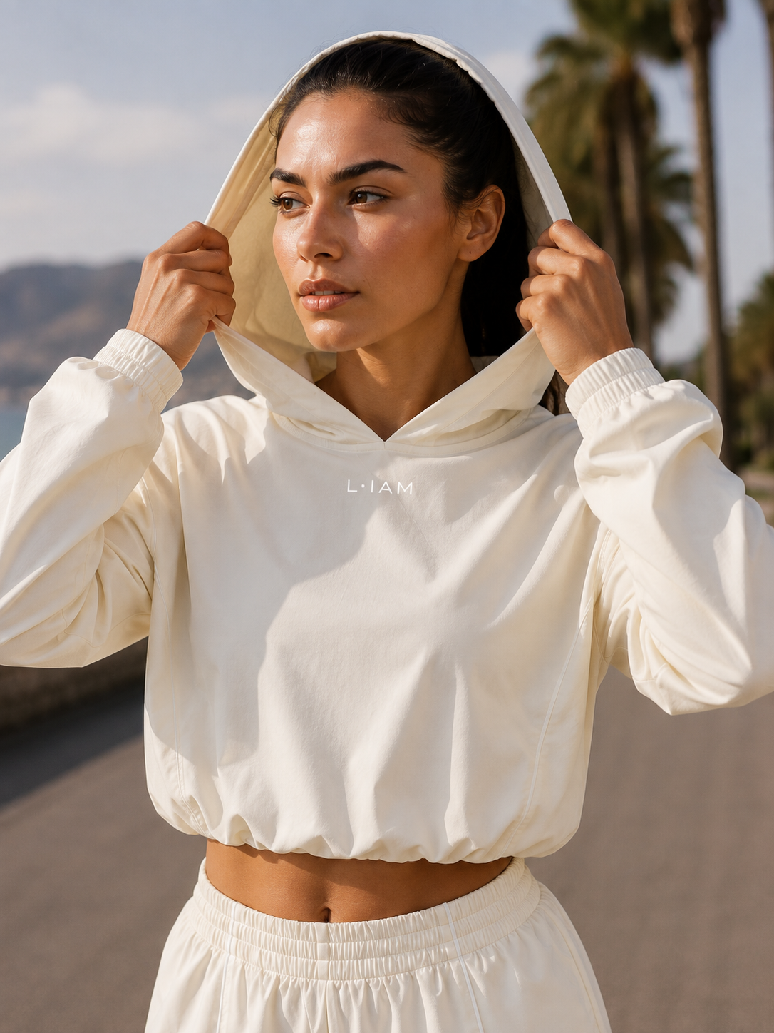 Ensemble Hoodie & Short – Ivory