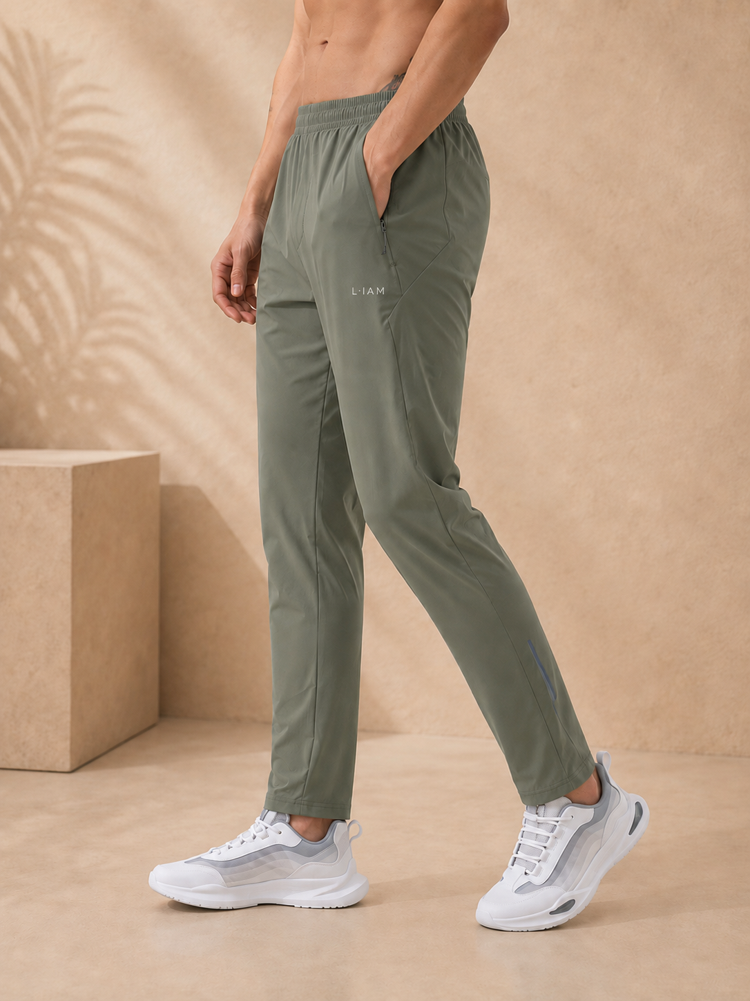 Pantalon Performance Homme Kaki Olive