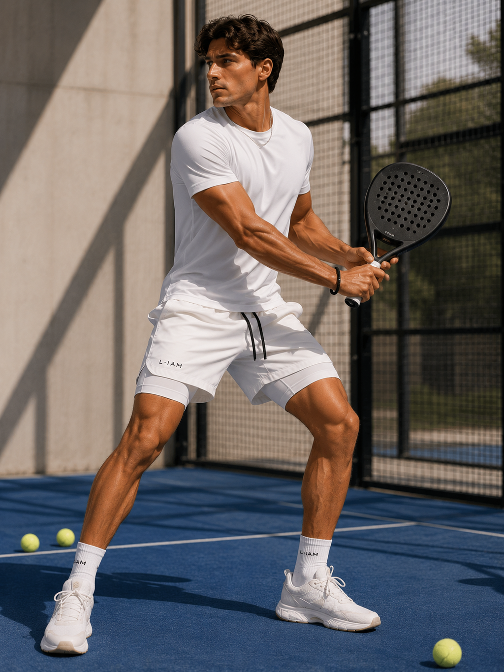 Short 2-en-1 White Edition L•IAM — Pure Performance
